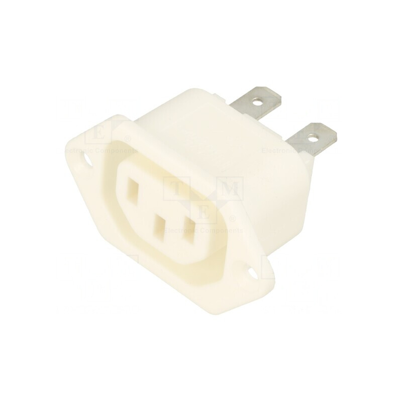Conector Alimentare AC Soclu Mamă 10A 250VAC IEC 60320 | Electronic-mag.ro | Componente Electronice