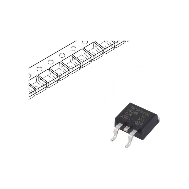 Tiristor 600V 25A D2PAK SMD Bandă | Electronic-mag.ro | Componente Electronice