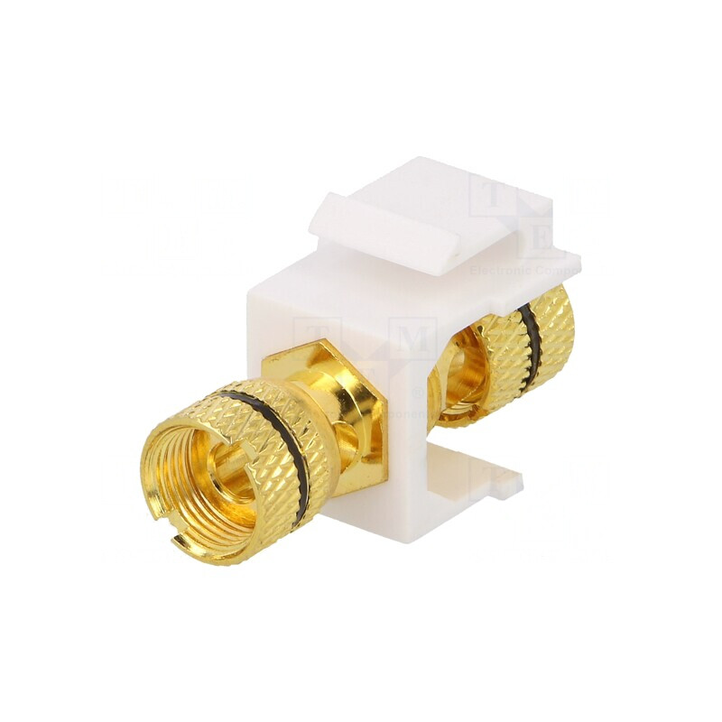 Adaptor Soclu Dublu Keystone pentru Panou | Electronic-mag.ro | Componente Electronice