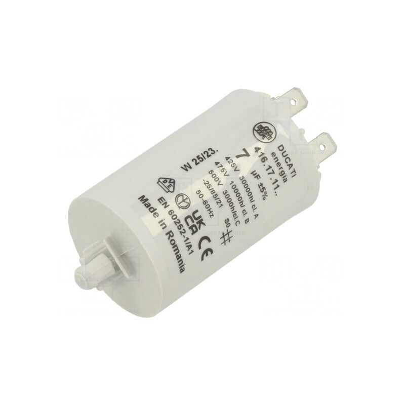 Condensator 7uF 425VAC pentru motoare | Electronic-mag.ro | Componente Electronice Condensator 7uF 425VAC pentru motoare | Electronic-mag.ro | Componente Electronice