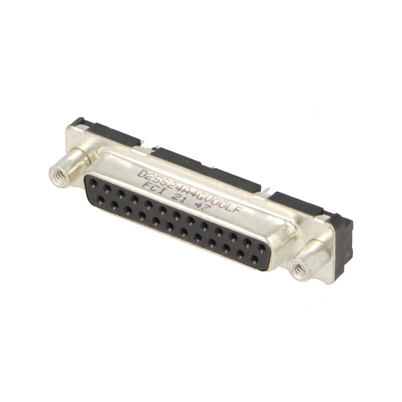 D-Sub 25-Pin Soclu Mamă pentru Panou | Electronic-mag.ro | Componente Electronice