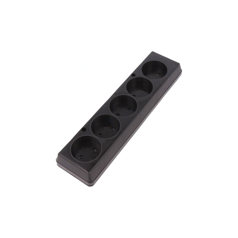 Conector Alimentare AC Mamă Splitter 2P 250V 16A Negru | Electronic-mag.ro | Componente Electronice