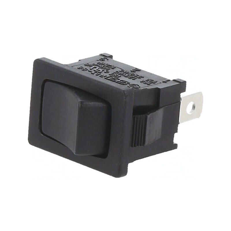 Comutator Balansier ON-OFF-ON 10A/24VDC Negru | Electronic-mag.ro | Componente Electronice