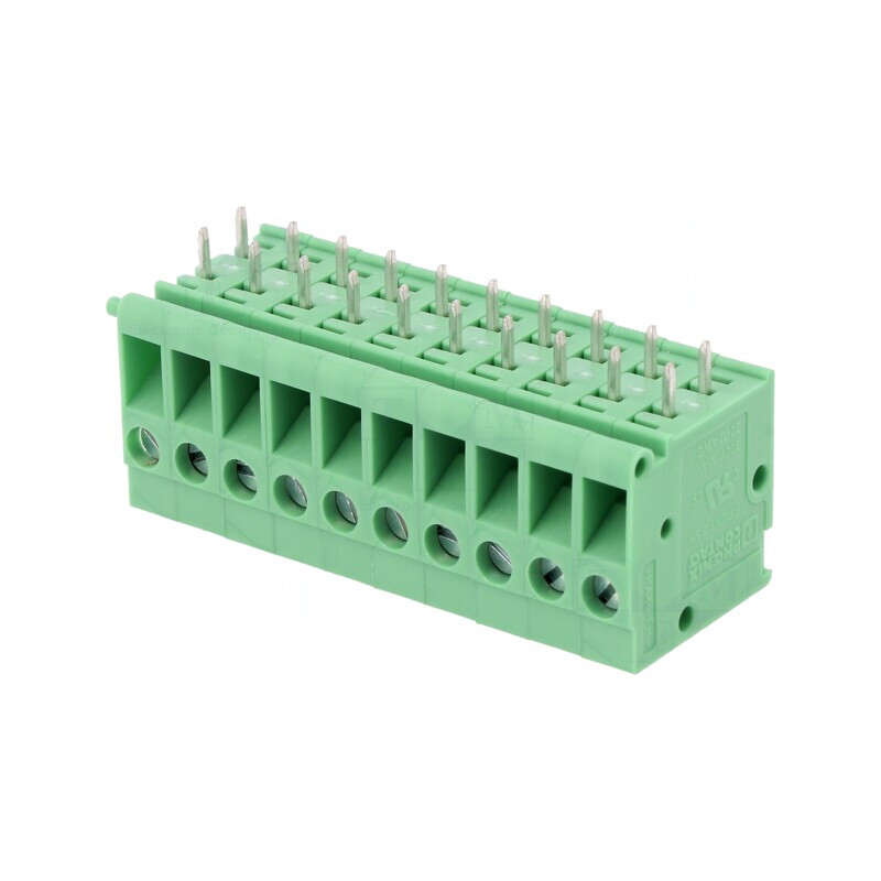 Regletă de conexiuni PCB 90° 5mm 2,5mm2 | Electronic-mag.ro | Componente Electronice
