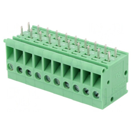 Regletă de conexiuni PCB 90° 5mm 2,5mm2 | Electronic-mag.ro | Componente Electronice