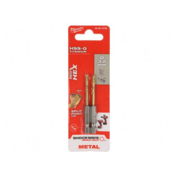 Burghiu Metal Impact 3.2mm Oțel Rapid HSS-G | Electronic-mag.ro | Componente Electronice