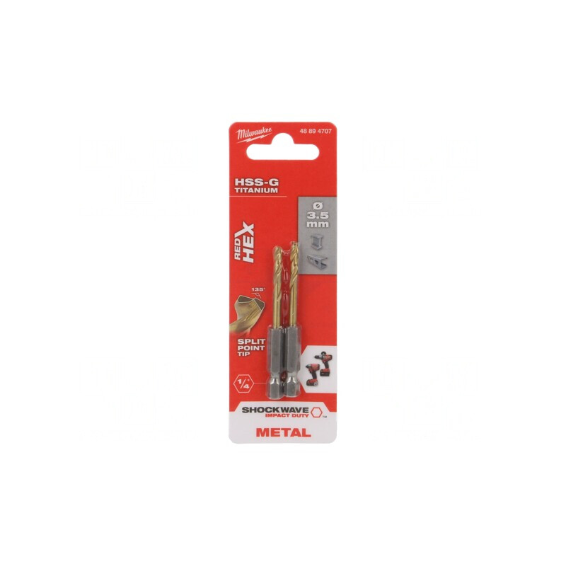 Burghiu Metal Impact 3.5mm Oțel Rapid HSS-G | Electronic-mag.ro | Componente Electronice