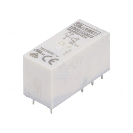 Releu Electromagnetic SPDT 12VDC 16A 250VAC | Electronic-mag.ro | Componente Electronice