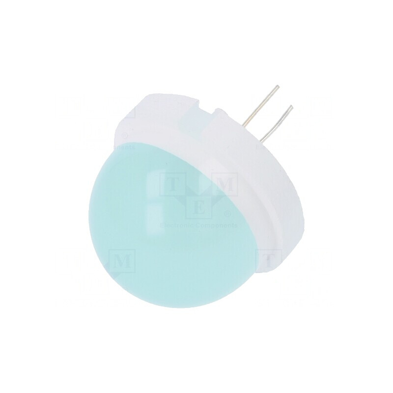 LED Verde 20mm 650-2800mcd 120° Convex | Electronic-mag.ro | Componente Electronice