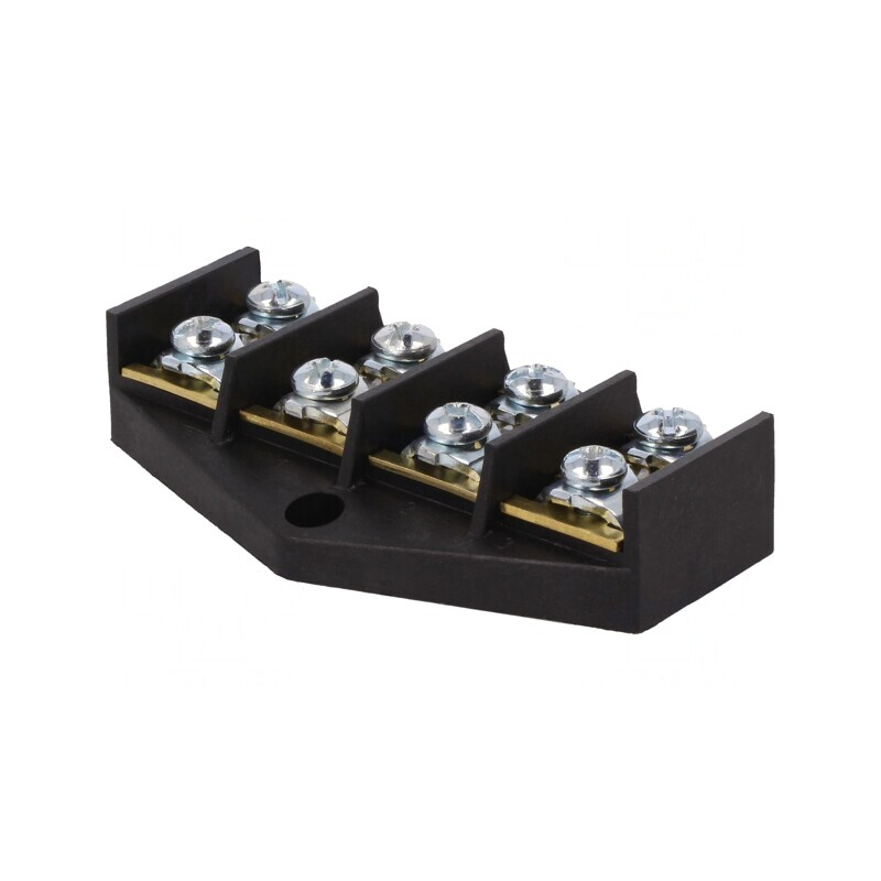 Regletă de Conexiuni Terminal cu Şurub 4 Piste 16mm2 76A | Electronic-mag.ro | Componente Electronice