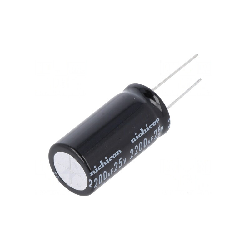 Condensator electrolitic bipolar THT 2200uF 25V 18x35.5mm | Electronic-mag.ro | Componente Electronice