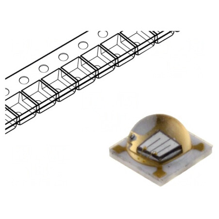 LED UV 385nm 3.7V 500mA SMD | Electronic-mag.ro | Componente Electronice