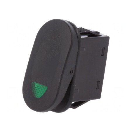 Rocker Switch ON-OFF 21A 14V DC Black LED | Electronic-mag.ro | Componente Electronice