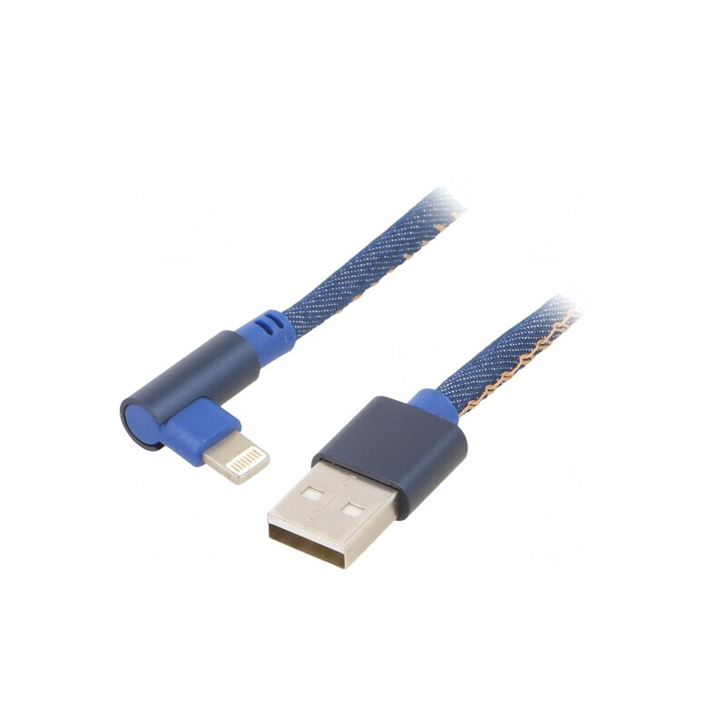 Cablu USB 2.0 Lightning unghi 90° Apple | Electronic-mag.ro | Componente Electronice
