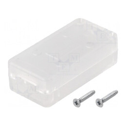 Carcasă USB ABS semitransparent 25x50x15.5 mm | Electronic-mag.ro | Componente Electronice