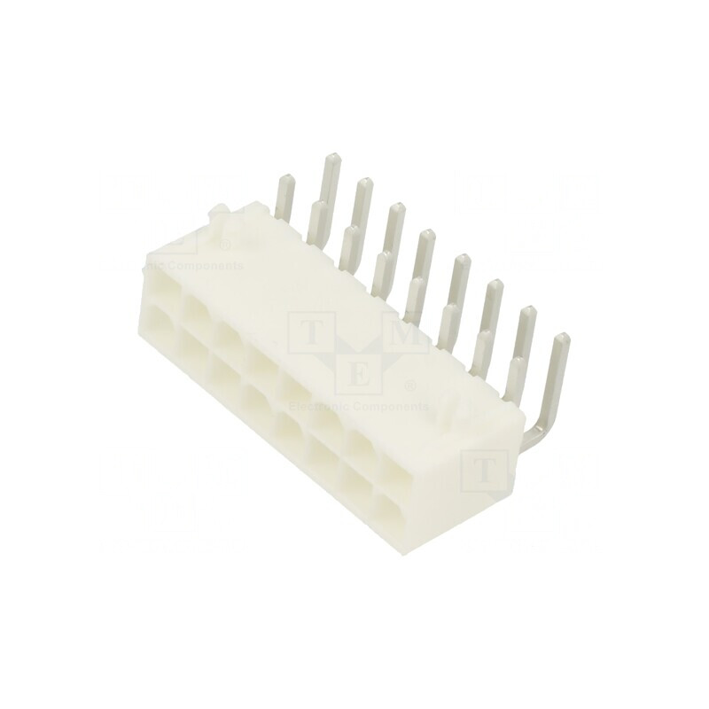 Soclu cablu-placă Mini-Fit Jr 16 pini 4,2mm 13A | Electronic-mag.ro | Componente Electronice