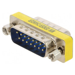 Adaptor D-Sub 15 Pin Tată-Tată | Electronic-mag.ro | Componente Electronice