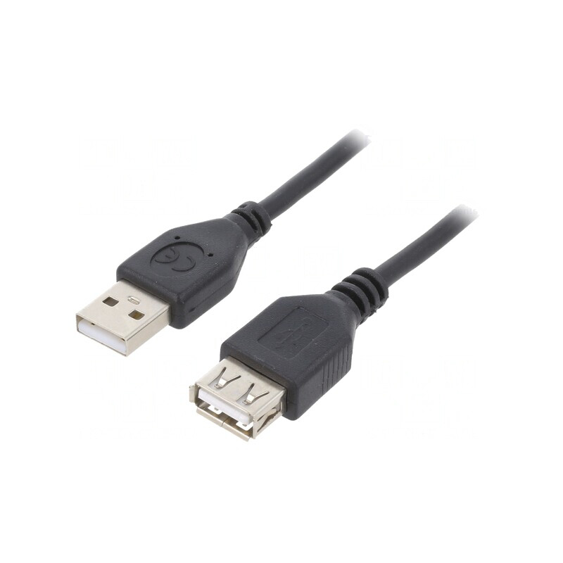Cablu USB 2.0 A-A 4,5m Negru | Electronic-mag.ro | Componente Electronice Cablu USB 2.0 A-A 4,5m Negru | Electronic-mag.ro | Componente Electronice