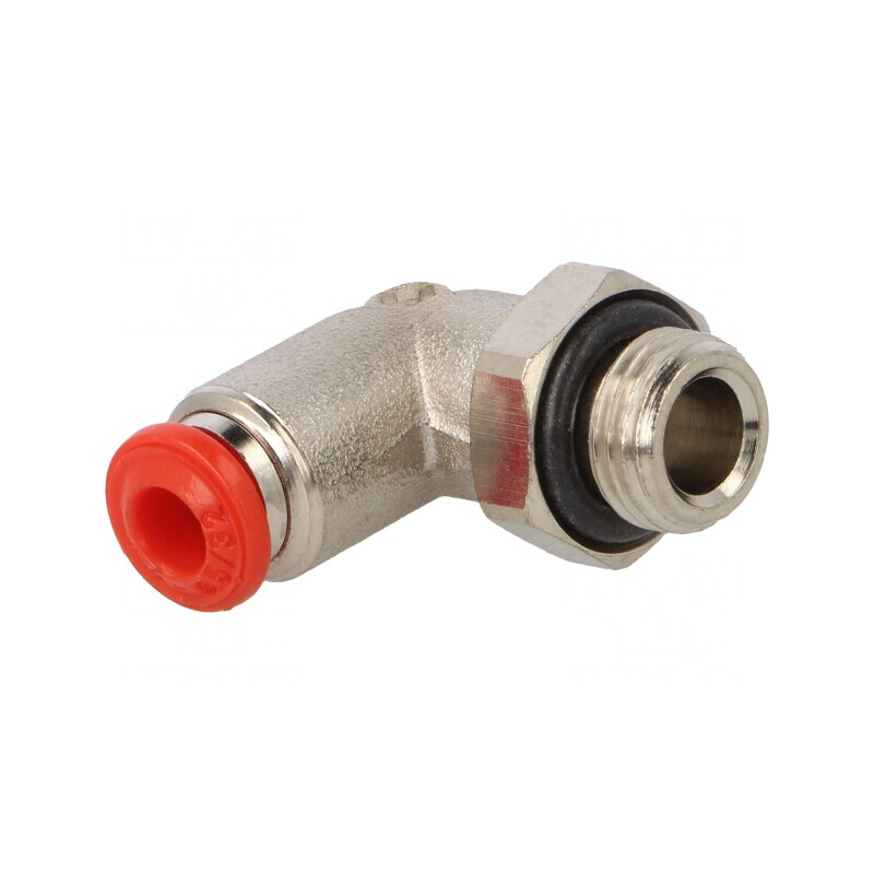Racord Push-In Unghi Alamă Nichelată 20bar | Electronic-mag.ro | Componente Electronice