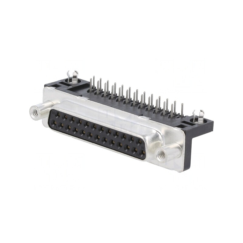 Conector D-Sub 25-Pin Soclu Mamă Montare Panou 90° | Electronic-mag.ro | Componente Electronice