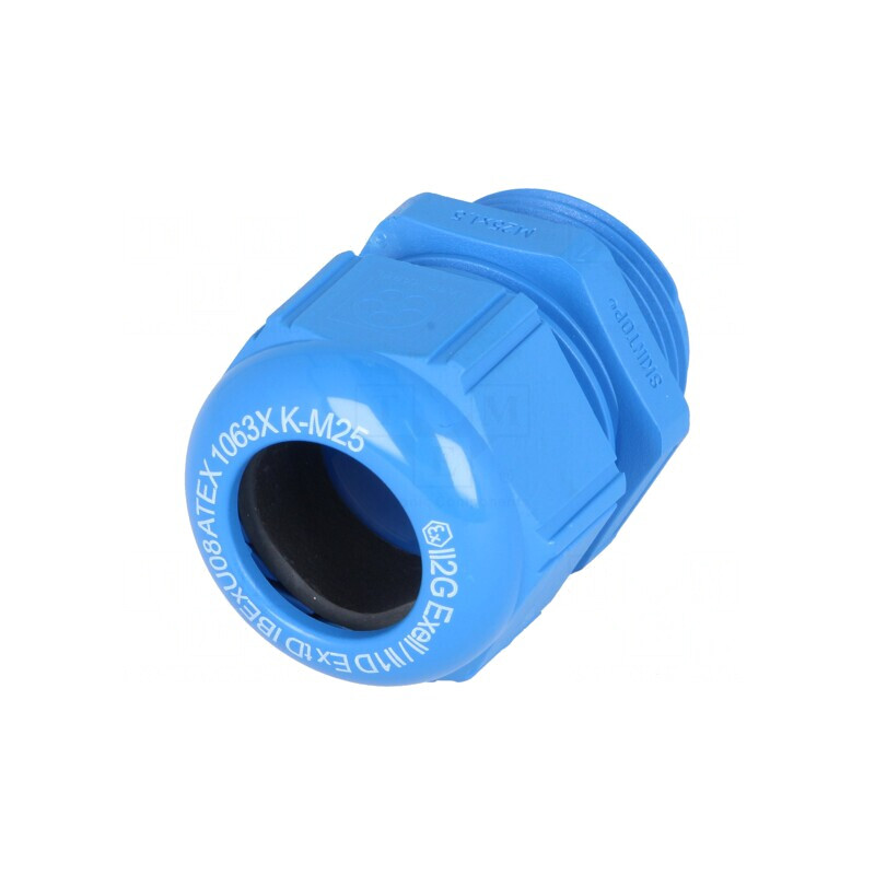 Garnitură Etanșare Poliamidă Albastră M25 1.5 IP68 | Electronic-mag.ro | Componente Electronice