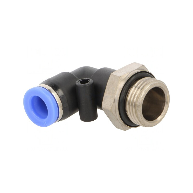 Racord Push-in Unghi G 3/8 PBT 0-60°C | Electronic-mag.ro | Componente Electronice