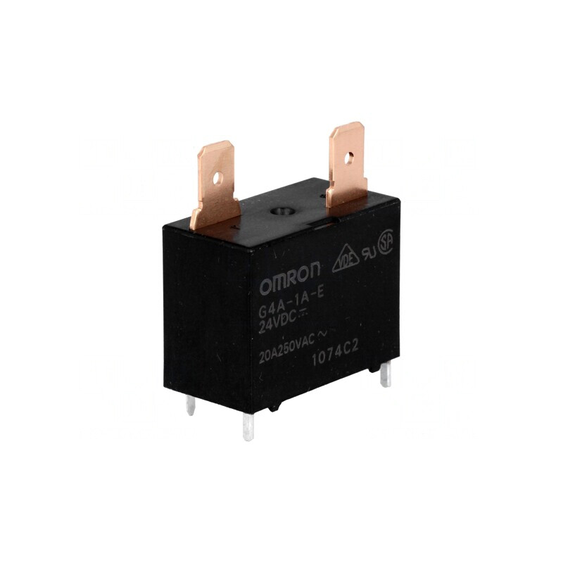 Releu Electromagnetic SPST-NO 24VDC G4A PCB | Electronic-mag.ro | Componente Electronice
