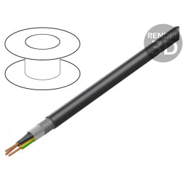 Cablu BiT 1000 CH 3G1,5mm2 Ecranat Cupru Cositorit | Electronic-mag.ro | Componente Electronice