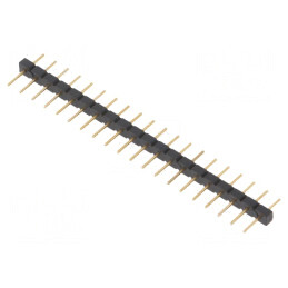 Şir pini tată 20 pini 2,54mm THT aurit | Electronic-mag.ro | Componente Electronice