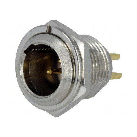 Soclu XLR Mini Tată 3 Pin Lipire Ø11mm | Electronic-mag.ro | Componente Electronice