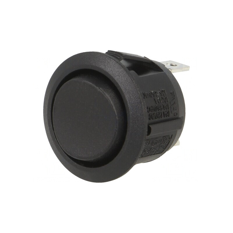 Comutator basculant negru ON-OFF-ON 10A/28VDC | Electronic-mag.ro | Componente Electronice