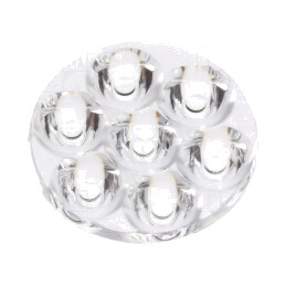 Lentilă LED Rotundă Transparentă PMMA 11-19° | Electronic-mag.ro | Componente Electronice