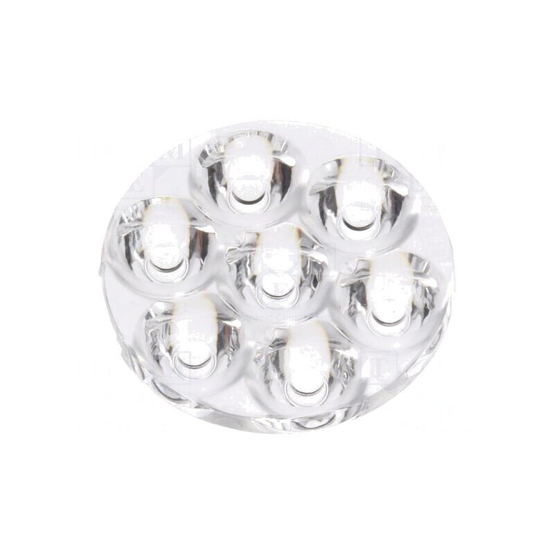 Lentilă LED Rotundă Transparentă PMMA 11-19° | Electronic-mag.ro | Componente Electronice