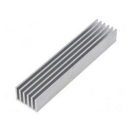 Radiator Aluminiu Extrudat cu Aripioare 100mm x 21mm | Electronic-mag.ro | Componente Electronice