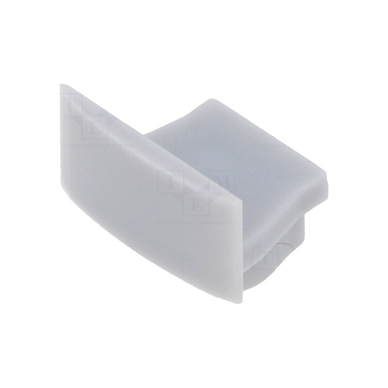 Obturator Argintiu pentru Profile LED - Set 10 Bucăți | Electronic-mag.ro | Componente Electronice