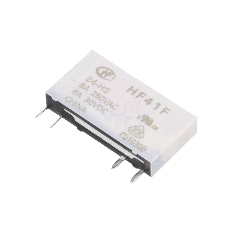 Releu Electromagnetic SPST-NO 24VDC 6A | Electronic-mag.ro | Componente Electronice