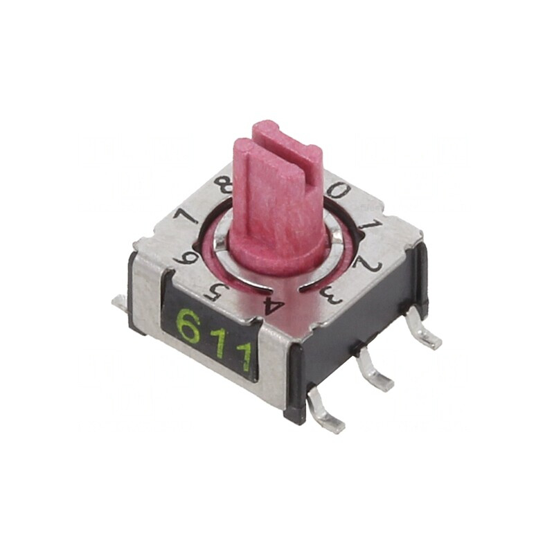 Întrerupător codificare DEC/BCD SMD 10 poziții | Electronic-mag.ro | Componente Electronice