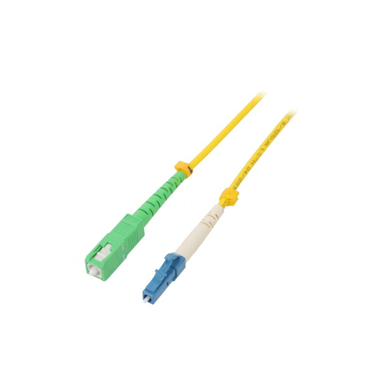 Patch Cord Fibră Optică LC/UPC-SC/APC 3m 9/125um | Electronic-mag.ro | Componente Electronice