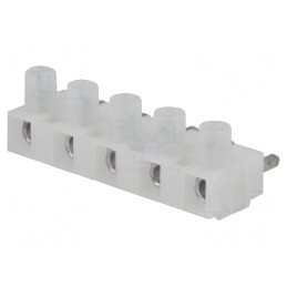 Regletă de Conexiuni Deconectabilă 5 Piste 2,5mm2 400V 10A | Electronic-mag.ro | Componente Electronice