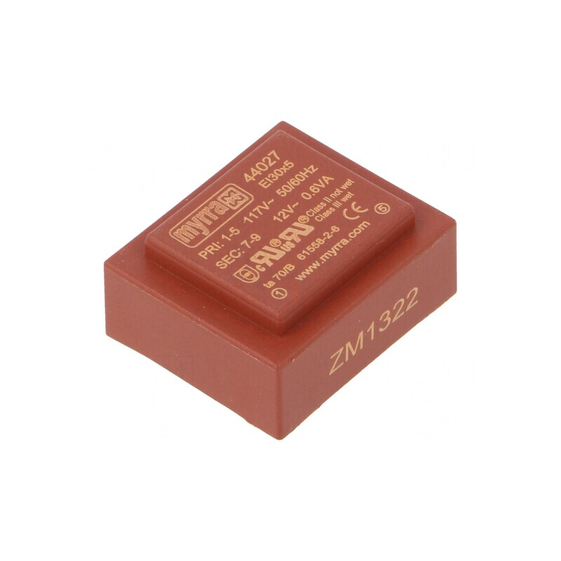 Transformator Încapsulat 0,6VA 117VAC 12V 50mA PCB | Electronic-mag.ro | Componente Electronice Transformator Încapsulat 0,6VA 117VAC 12V 50mA PCB | Electronic-mag.ro | Componente Electronice