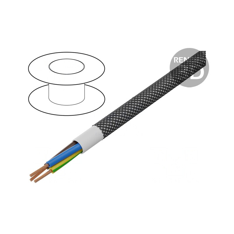 Cablu Electric Rotund 3G 0.75mm2 PVC 300V | Electronic-mag.ro | Componente Electronice