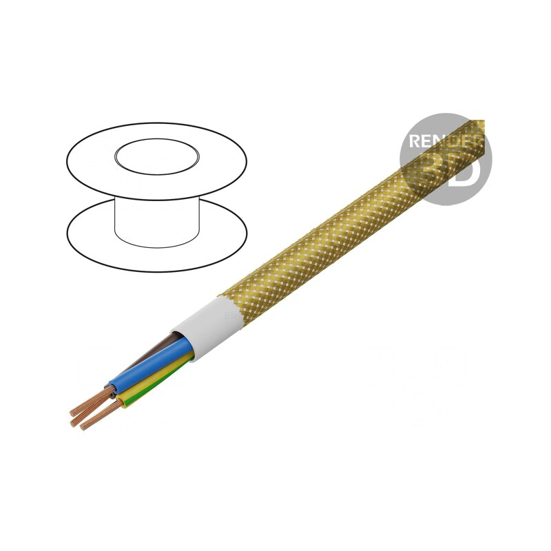 Cablu Electric Rotund 3G0.75mm² PVC 300V | Electronic-mag.ro | Componente Electronice