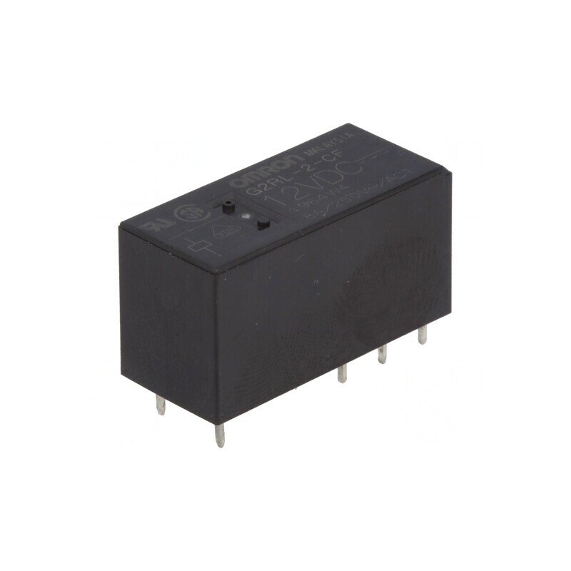 Releu Electromagnetic DPDT 12V 8A | Electronic-mag.ro | Componente Electronice