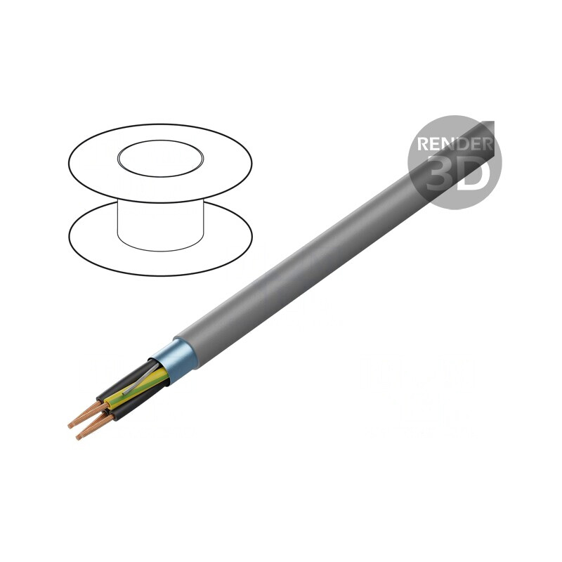 Cablu Ecranat 7G1mm2 LSZH Gri | Electronic-mag.ro | Componente Electronice