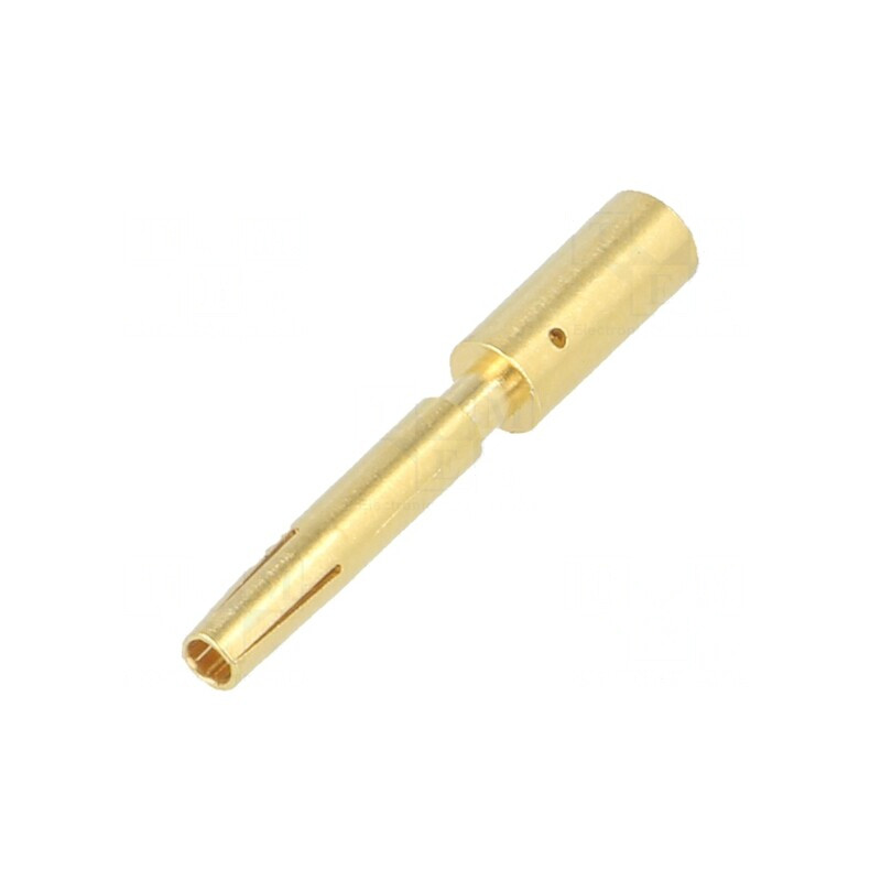 Pin mamă aurit 1,5mm M12 crimpat pe cablu 2,5mm2 | Electronic-mag.ro | Componente Electronice