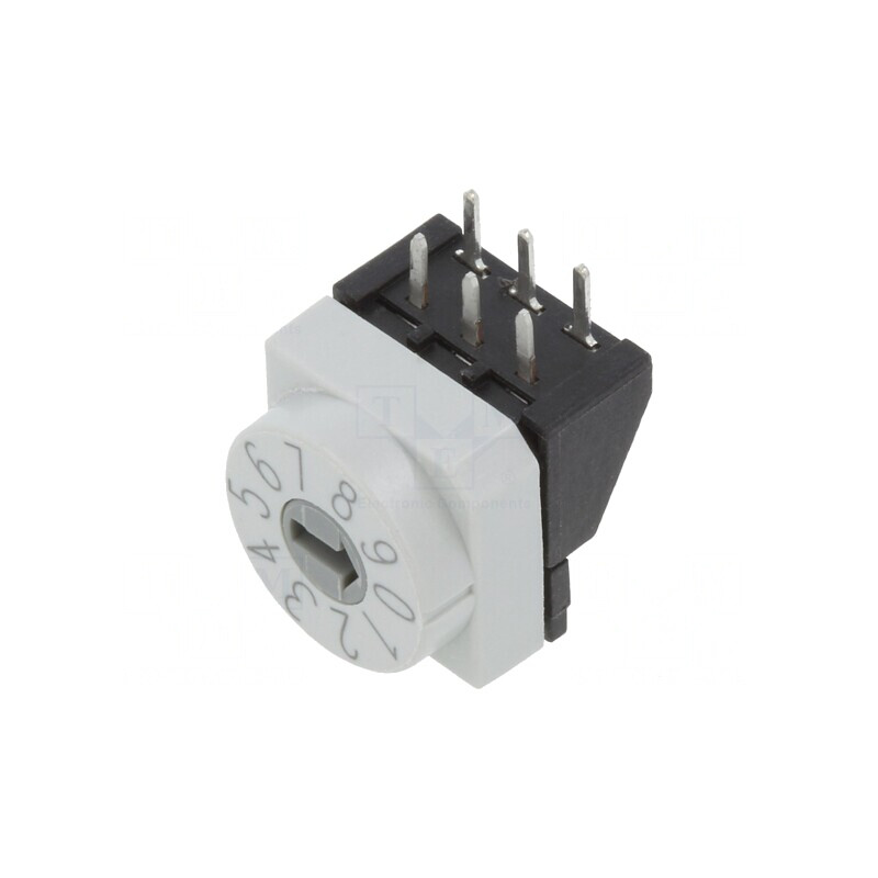 Întrerupător codificare DEC/BCD 10 poziții THT | Electronic-mag.ro | Componente Electronice