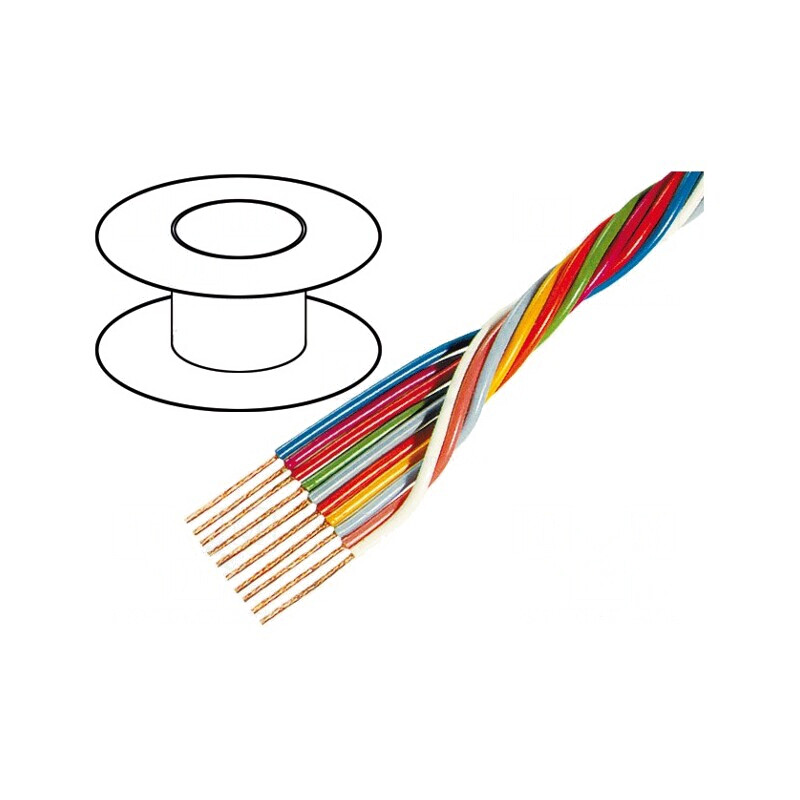 Cablu Neecranat 10x0.35mm2 49V 100m OFC | Electronic-mag.ro | Componente Electronice