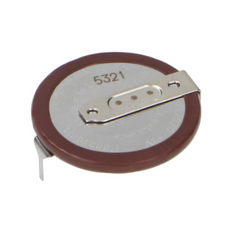 Baterie Li VL2020 3V 20mAh 2pin PCB Ø20x2,7mm | Electronic-mag.ro | Componente Electronice