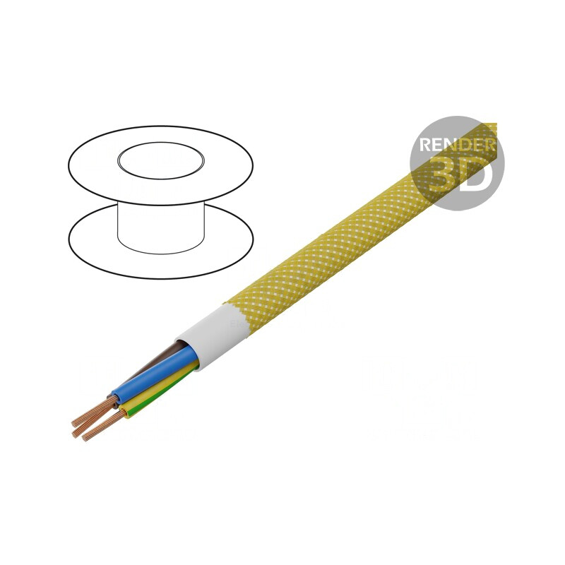 Cablu Electric Rotund 3G0,75mm2 PVC 300V | Electronic-mag.ro | Componente Electronice