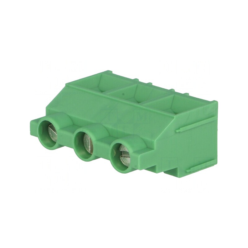 Regletă Conexiuni PCB 90° 9,5mm 3 Piste 4mm2 | Electronic-mag.ro | Componente Electronice